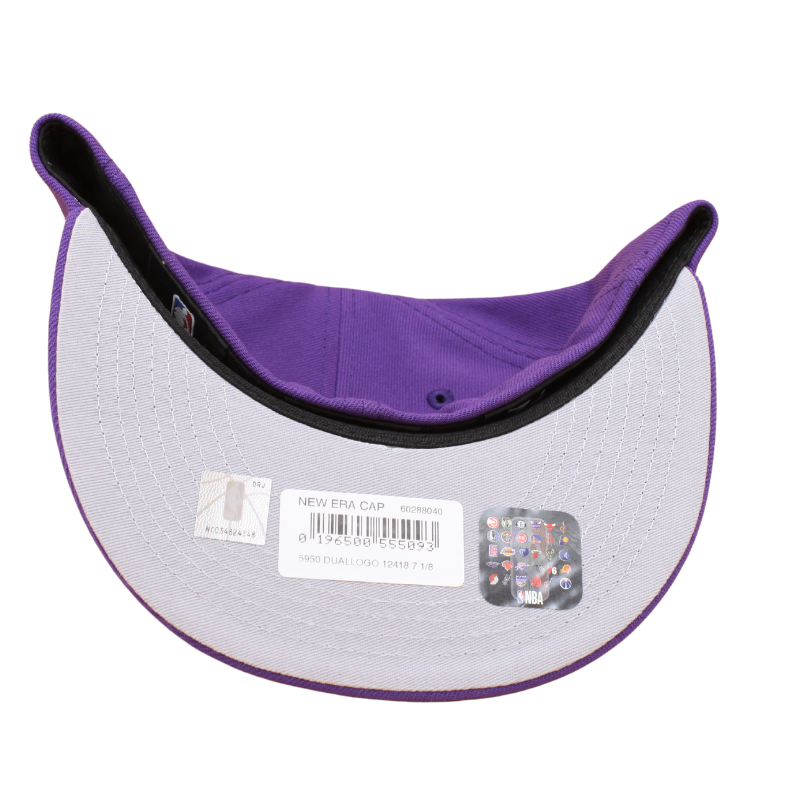 59Fifty Fitted Cap Dual Logo Los Angeles Lakers - OTC - Headz Up 