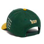 HUF Anniversary 6-Panel Snapback - Green/Yellow - Headz Up 