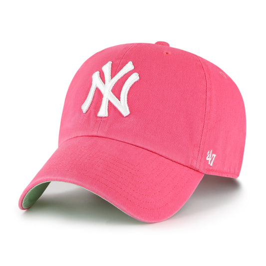 '47 - New York Yankees MLB Clean Up Adjustable Cap - Berry - Headz Up 