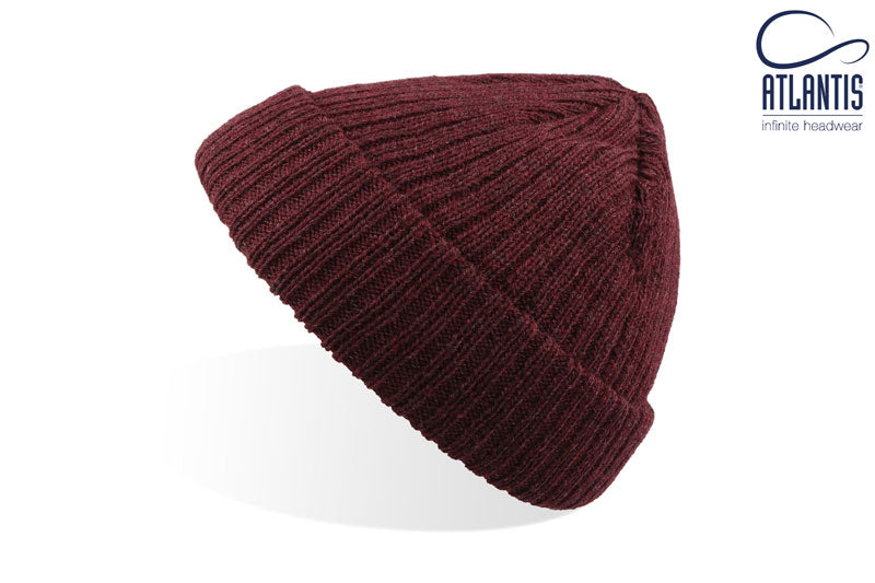 Docker Beanie - Burgundy Melange - Headz Up 