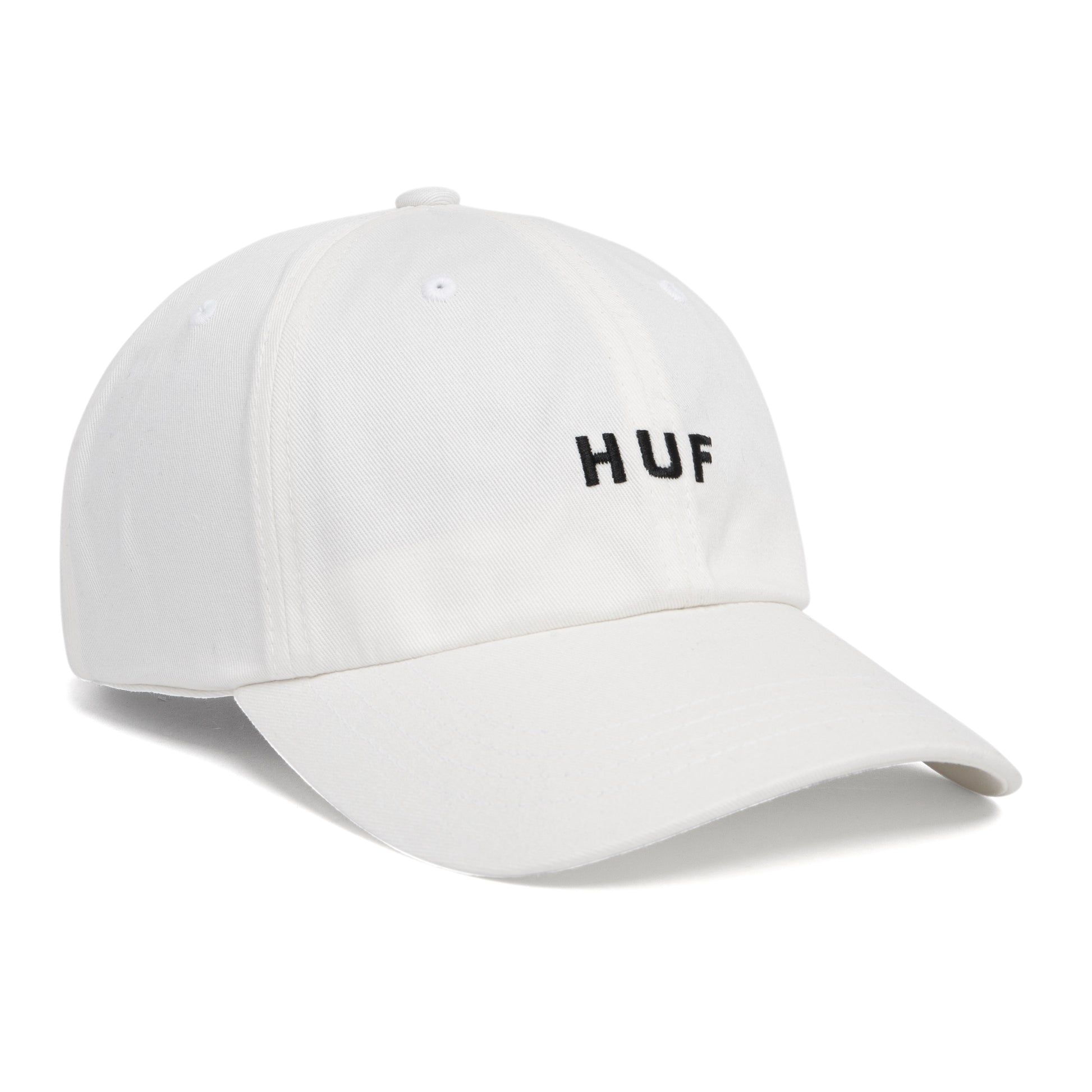 HUF Essentials OG Logo CV Dad Cap - White - Headz Up 
