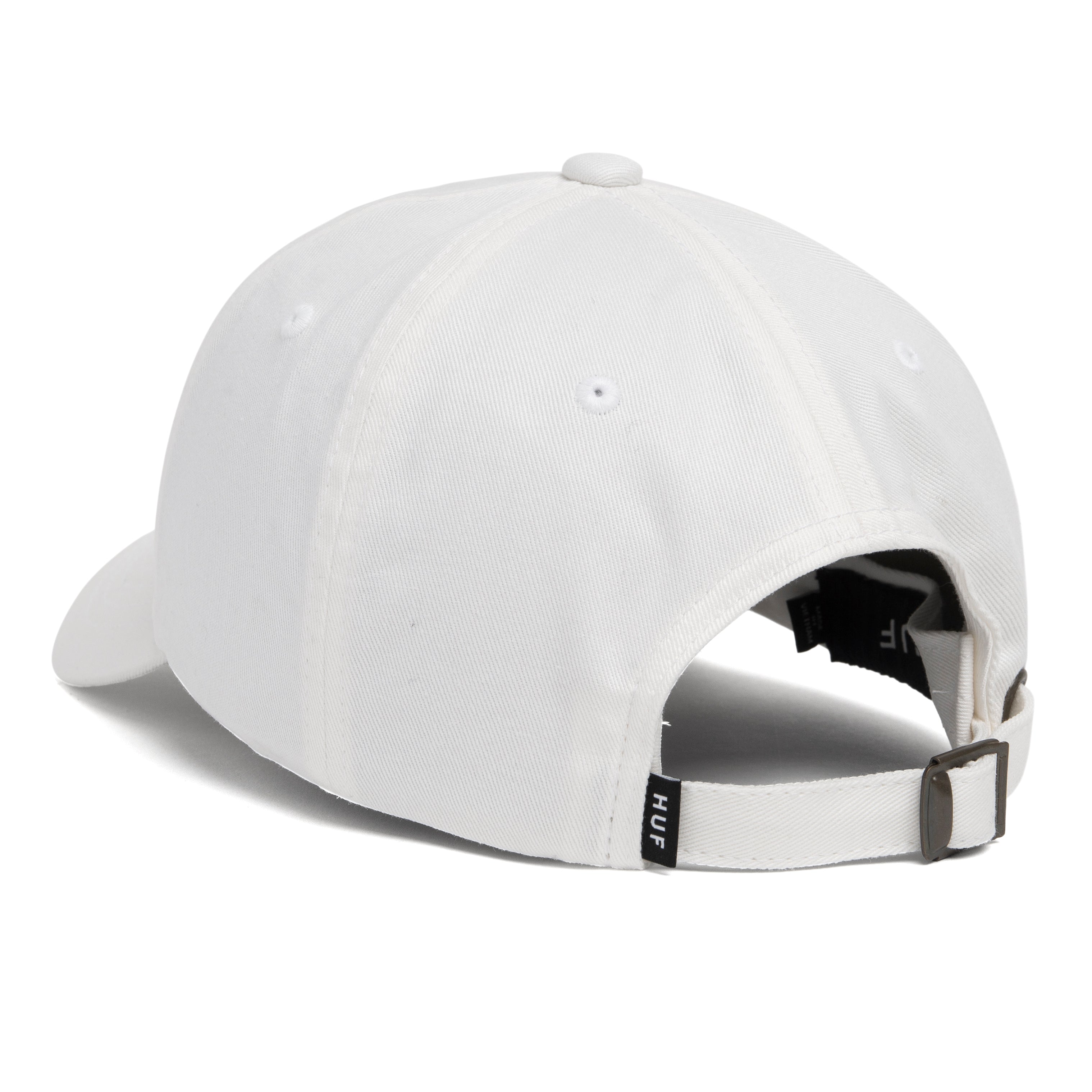 HUF Essentials OG Logo CV Dad Cap - White - Headz Up 