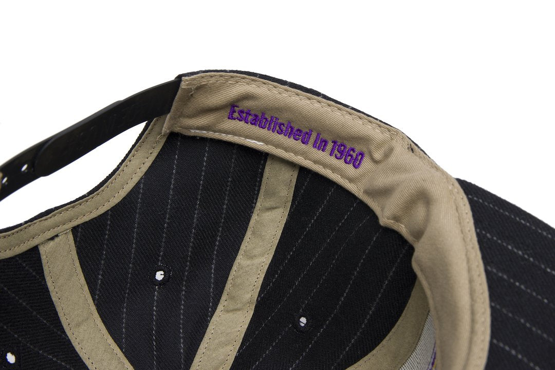 The DTC Chalk Pinstripe MCMXL VI Los Angeles - Sort/hvid Pinstripe - Headz Up 