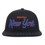 The DTC Chalk Pinstripe MCMXL VI New York - Sort/hvid Pinstripe - Headz Up 