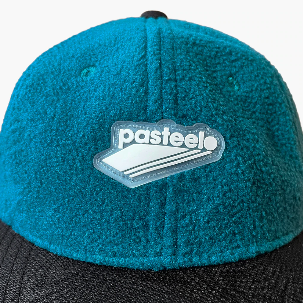 Pasteelo - Polarfleece 6 Panel Cap - Dark Teal/Sort - Headz Up 