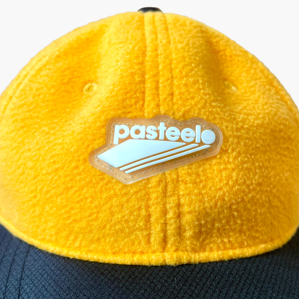 Pasteelo - Polarfleece 6 Panel Cap - Gold/Sort - Headz Up 