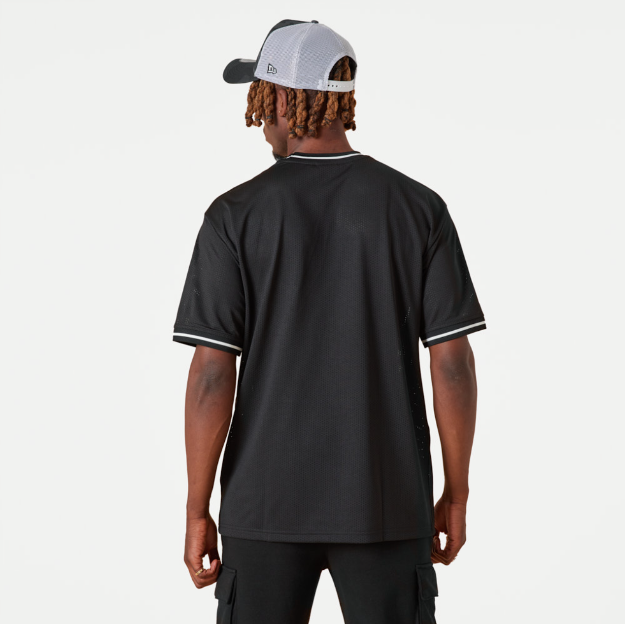NBA Team Mesh Oversized Tee - Brooklyn Nets - Headz Up 