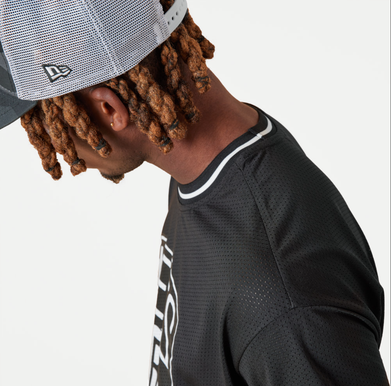 NBA Team Mesh Oversized Tee - Brooklyn Nets - Headz Up 
