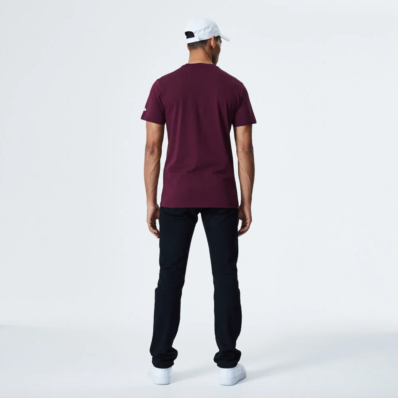 New Era Essential 59fifty Fitted Visor Sticker - Maroon - Headz Up 