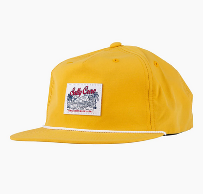 Salty Crew - Beach Club 5-Panel Snapback - Yellow - Headz Up 