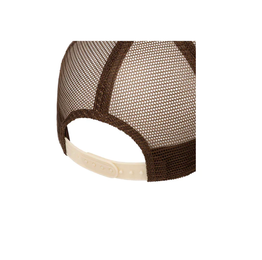 Tiki Lounge Trucker Cap - Brown/Turkis - Headz Up 