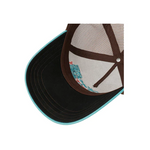 Tiki Lounge Trucker Cap - Brown/Turkis - Headz Up 