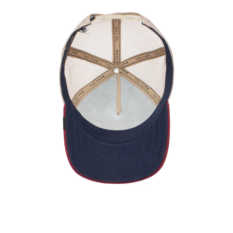 Goorin Bros The Freedom Eagle - Trucker Cap - Indigo Blue/Red - Headz Up 