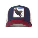 Goorin Bros The Freedom Eagle - Trucker Cap - Indigo Blue/Red - Headz Up 