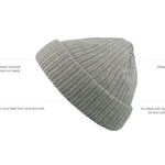 Docker Beanie - Grey Melange - Headz Up 
