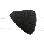 Docker Beanie - Dark Grey Melange - Headz Up 
