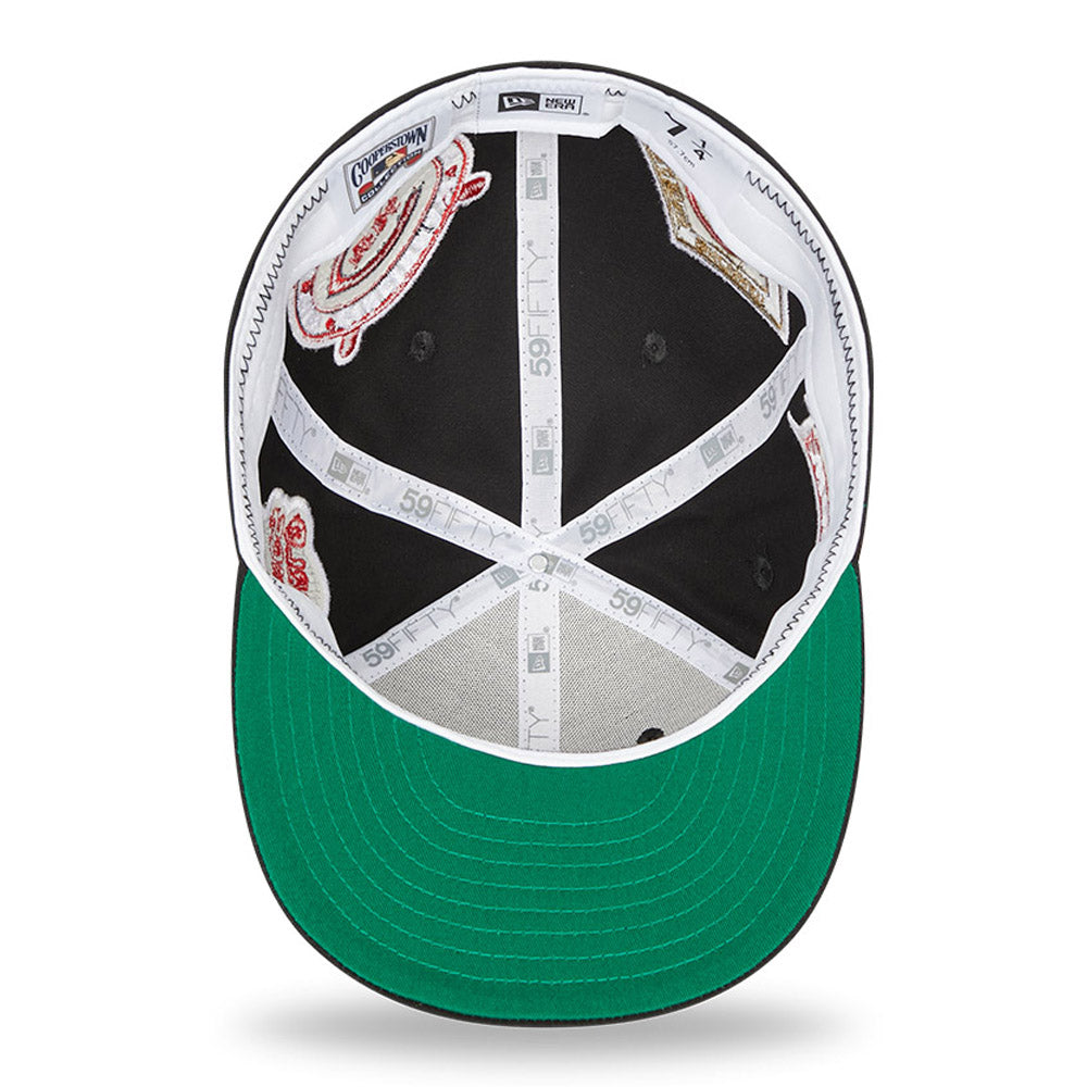 Cincinnati Reds Cooperstown Patch Black 59FIFTY Cap - Sort - Headz Up 