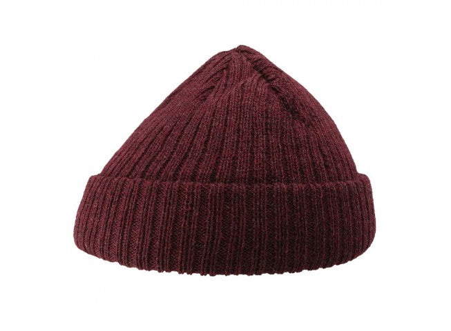 Docker Beanie - Burgundy Melange - Headz Up 