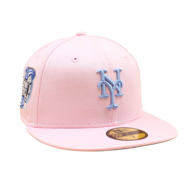 New York Mets Cooperstown 59Fifty Fitted Subway Series - Pink/Sky Blue - Headz Up 