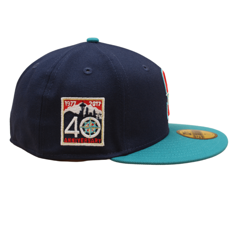 Seattle Mariners Cooperstown 59Fifty Fitted 40th Anniversary - Oceanside Aqua - Headz Up 