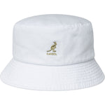 Washed Bucket Hat - White - Headz Up 