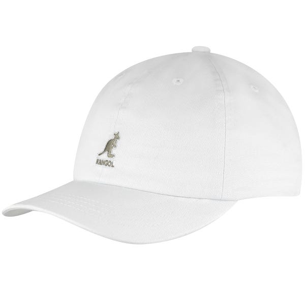 Washed Baseball Cap - White - Headz Up 