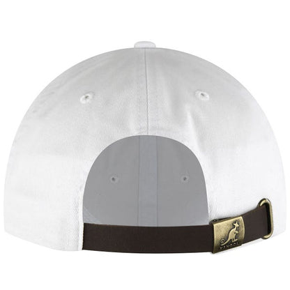 Washed Baseball Cap - White - Headz Up 