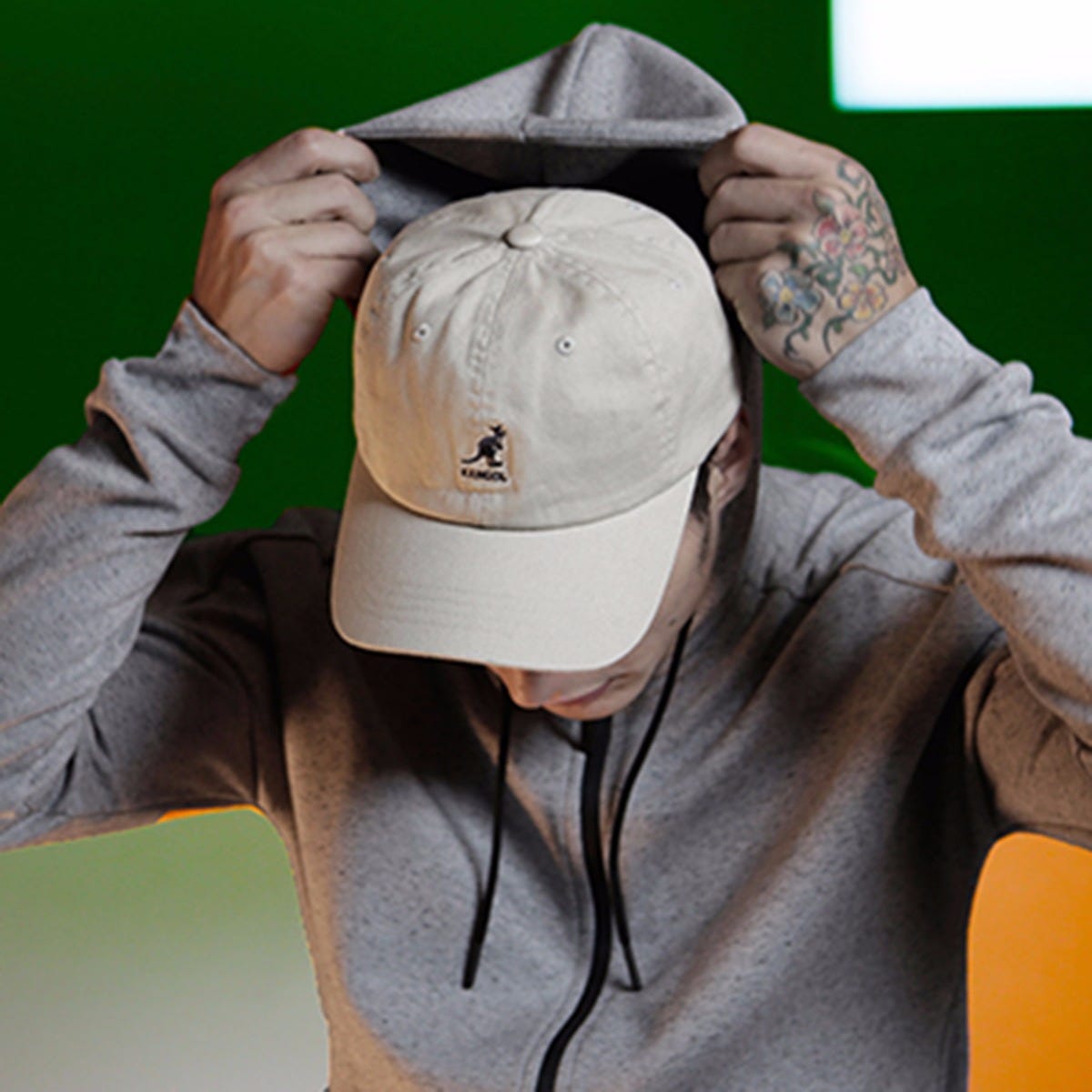 Washed Baseball Cap - Khaki - Headz Up 