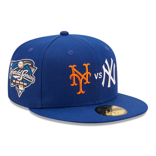 New York Mets vs Yankees Cooperstown Blue 59FIFTY Cap - Blå - Headz Up 